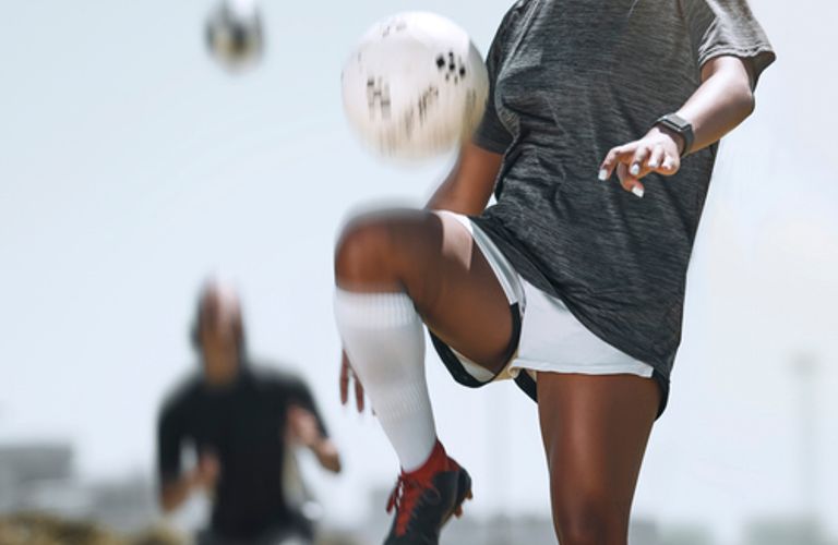 Voetbalwedstrijd